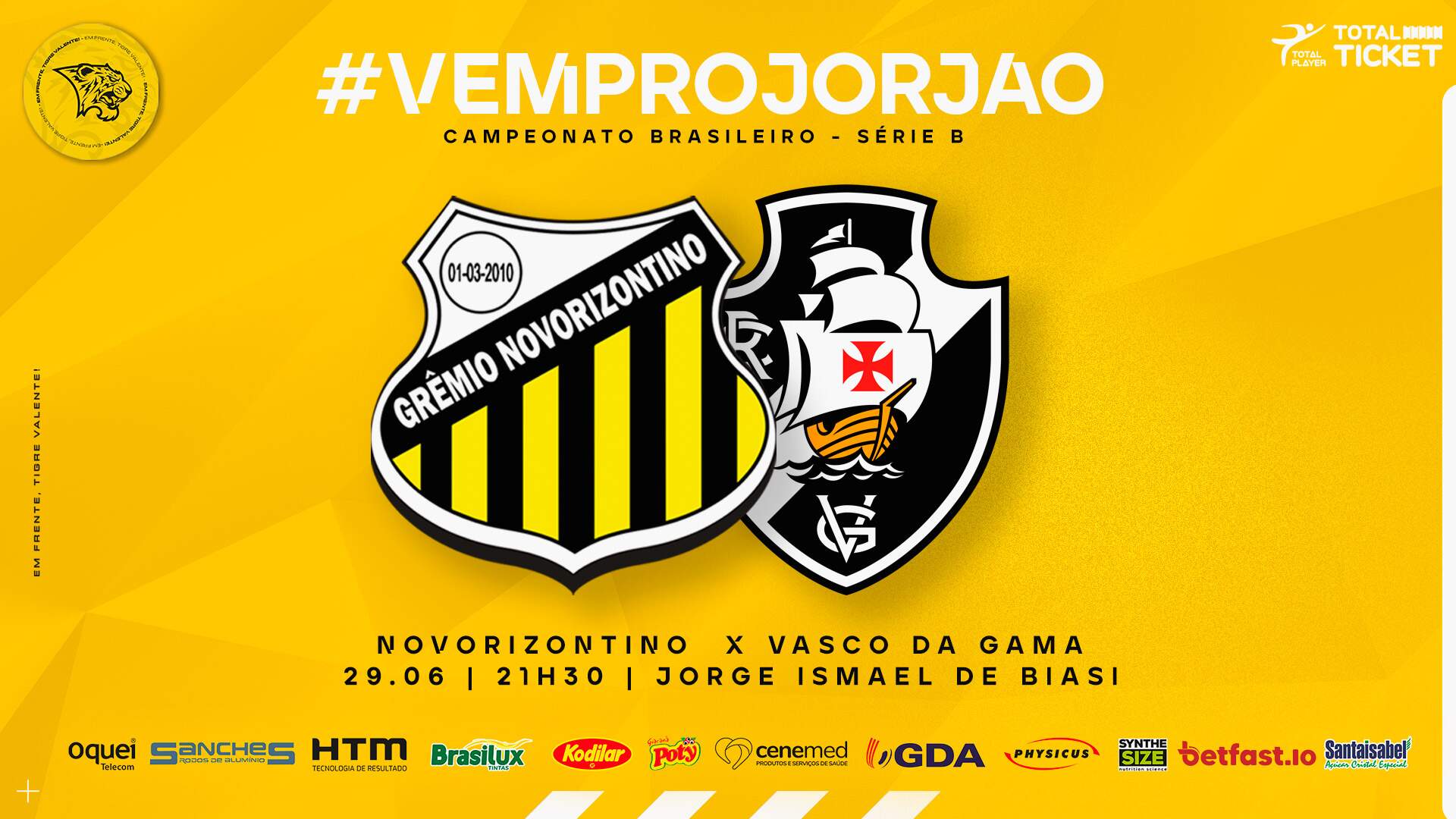 Grêmio Novorizontino libera venda de ingressos para o jogo contra o Vasco  pela Série B – Grêmio Novorizontino