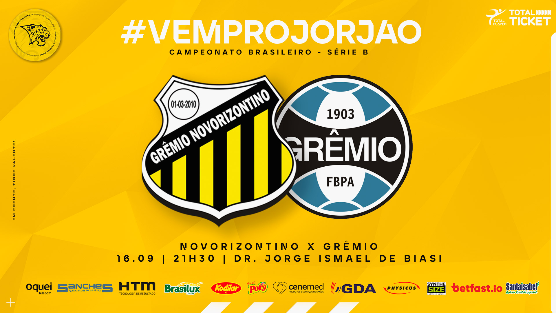Novorizontino inicia venda de ingressos para duelo contra o Grêmio (RS), no  Jorjão – Grêmio Novorizontino