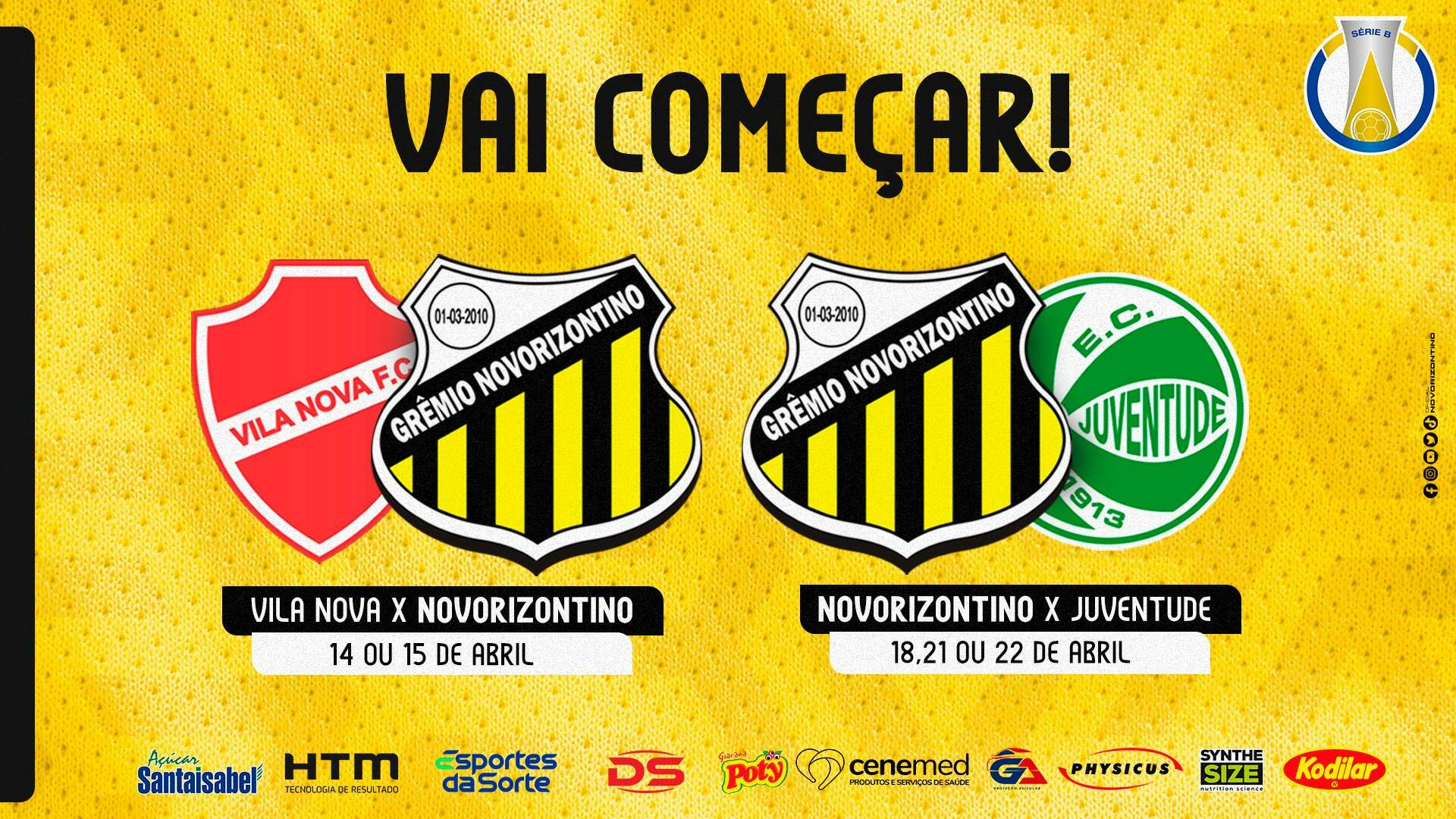 Novorizontino x Vila Nova: saiba informações sobre o jogo da Série B